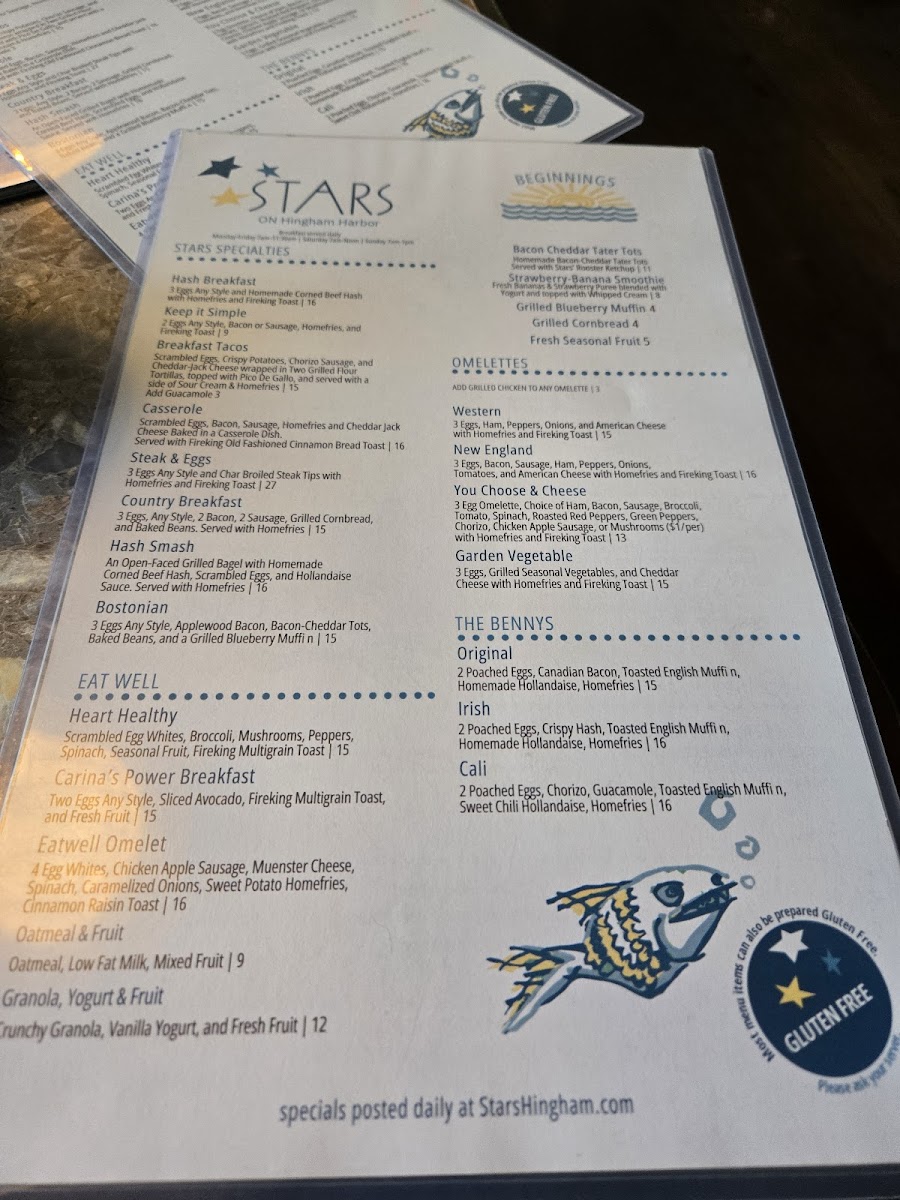 Stars On Hingham Harbor Menu - Image 6